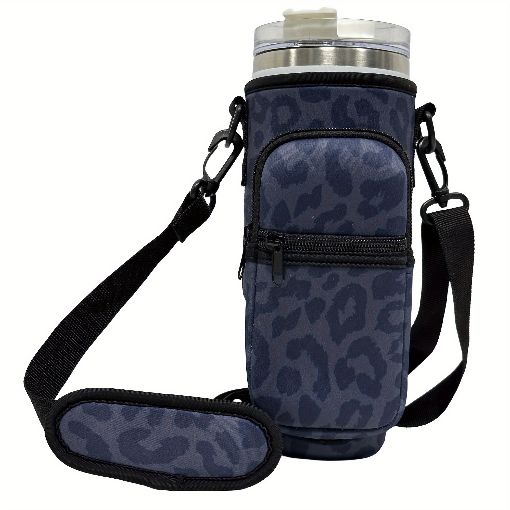 Colorful Insulated Sleeve for 40oz Cup w/ Pocket - Pattern Printed Holder