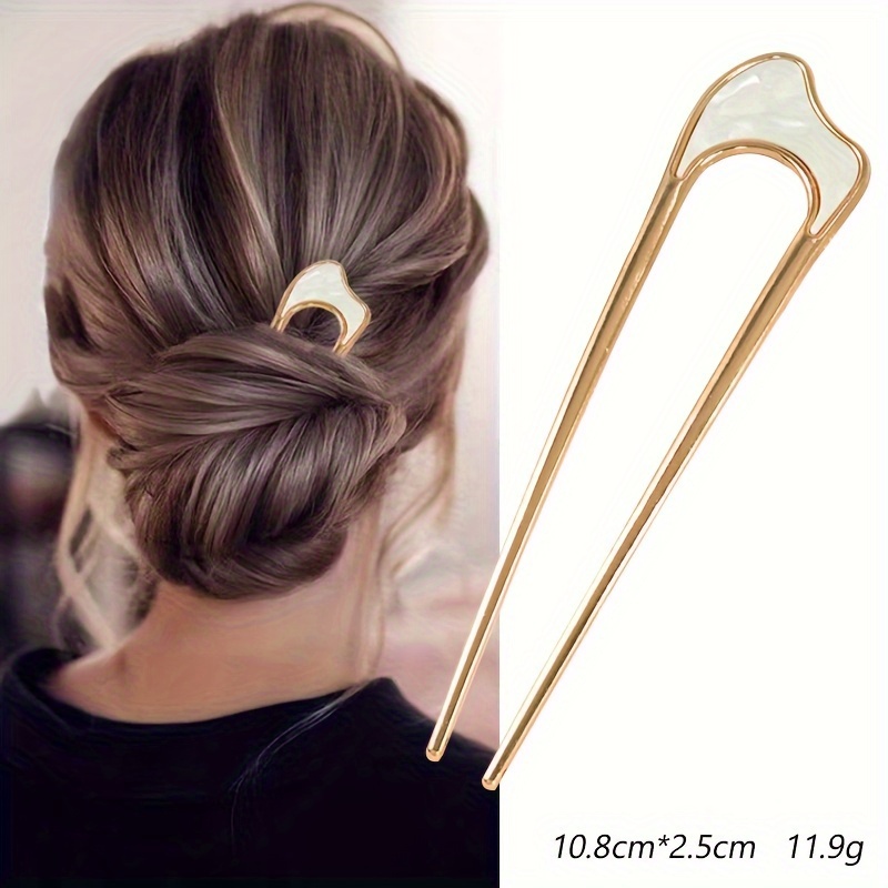  FRCOLOR Hairpin Metal Hair Clips Hair Jewels for