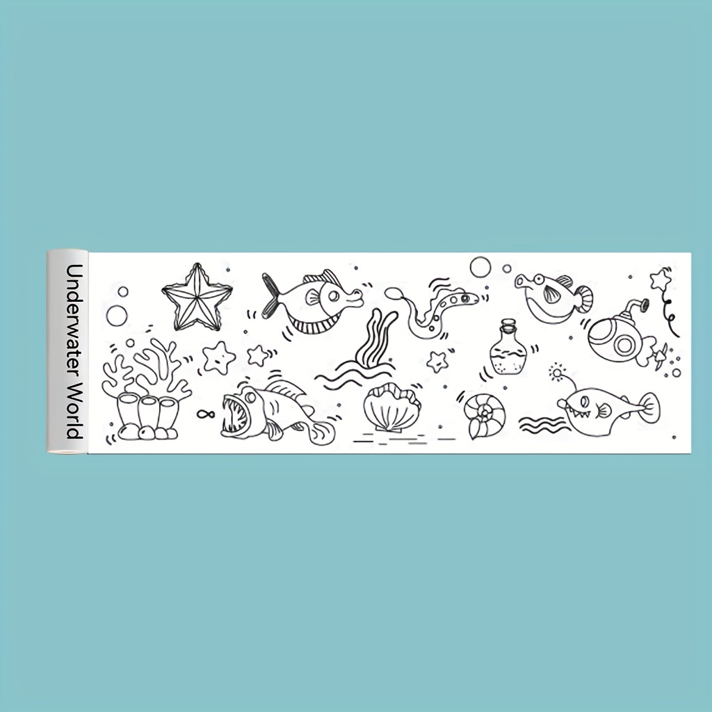 Large Drawing Roll Kids, Coloring Drawing Roll, Paper Roll Drawing, Toys