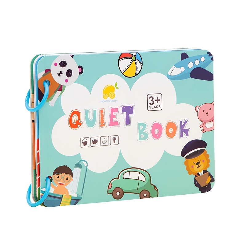 Educational Toys Kids: Baby Montessori Quiet Book Busy Card - Temu