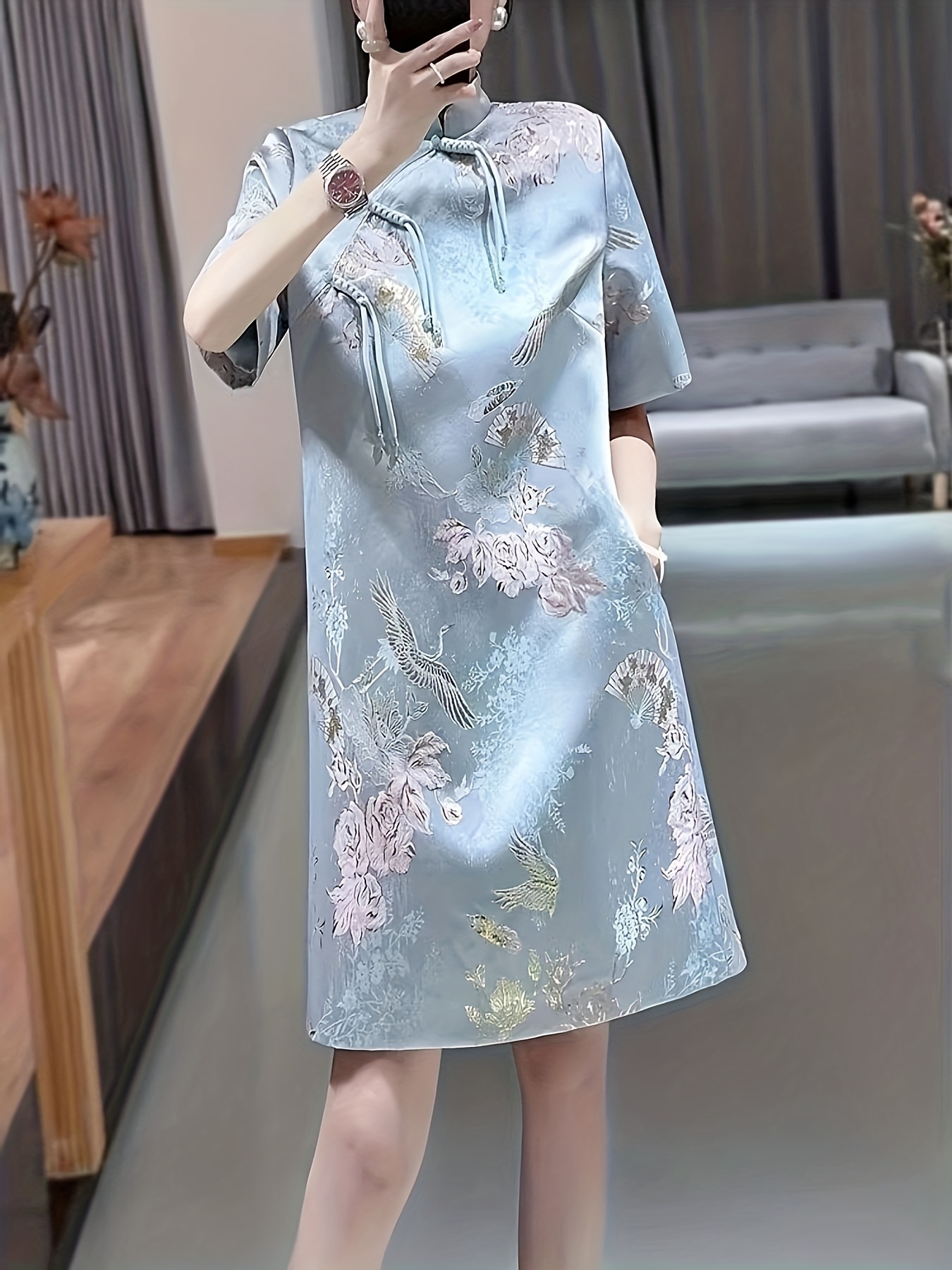 Vestido qipao 2024 chino