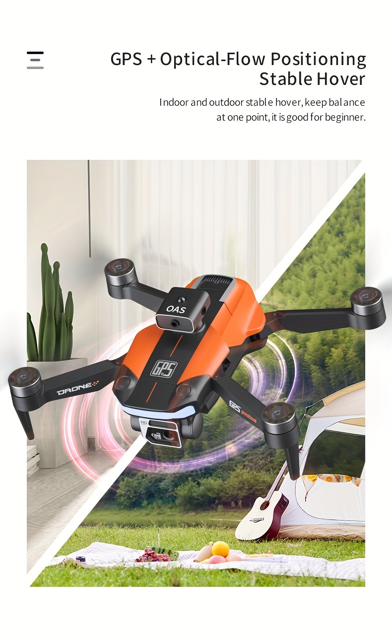 X26 Remote Control Drone Quadcopter:GPS Optical Flow Dual Positioning Switching, HD ESC Camera, Built-in WIFI Connection For Mobile Photography And Video Recording, Intelligent Return, Obstacle Avoidance, Headless Mode, Gift For Drone Enthusiasts details 6