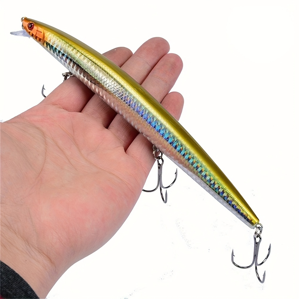 Laser Crankbait Minnow Fishing Lure Hard Artificial Bait Sea - Temu