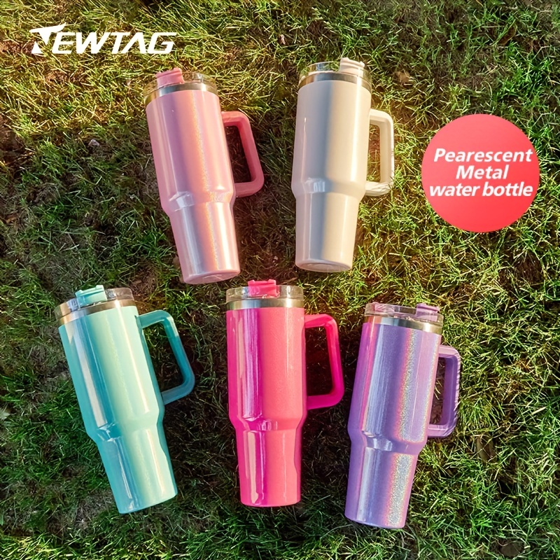 Big Super Large Water Bottle Cup Stainless Steel Straw - Temu