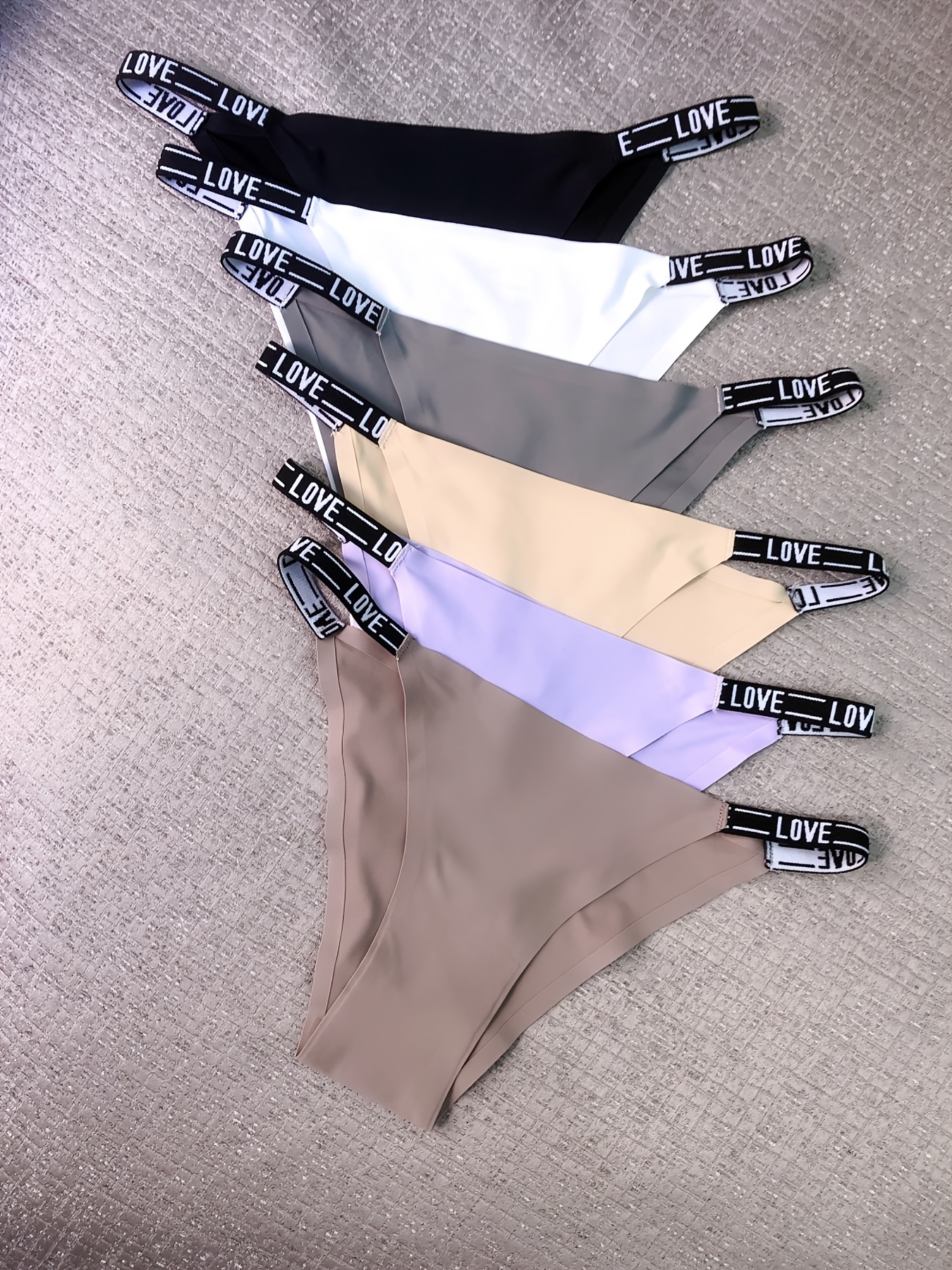 Buy EMBEK Underwear Women Seamless Invisible Thong Panties Breathable Lace  Nylon Spandex 6 Pack Online at desertcartSeychelles