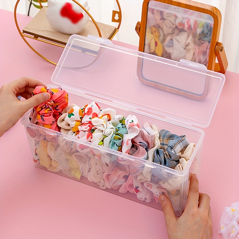 1pc/2pcs Hair Accessories Storage Box, Store Multiple Hair Ties And  Hairpins, Save Space And Keep Your Desktop Tidy, Large Capacity Jewelry  Storage Bo