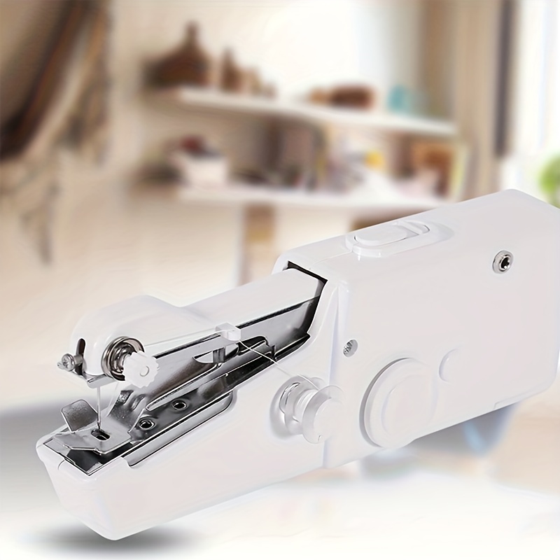 Máquina de coser de mano, mini máquina de coser de mano para costura  rápida, máquina de coser portátil adecuada para el hogar, viajes y  bricolaje