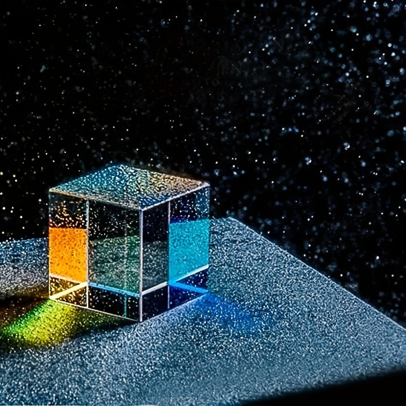 Ornement De Prisme En Cristal Coloré De 1pc Cristal Naturel - Temu