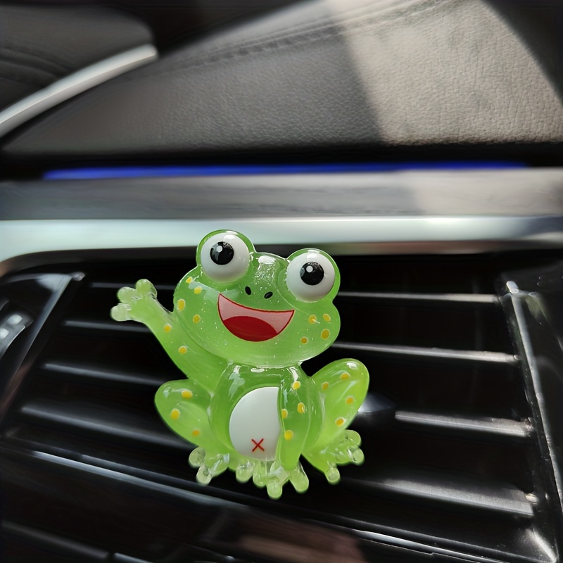Car Air Vent Aromatherapy Clip Large Resin Frog Car Air Vent - Temu