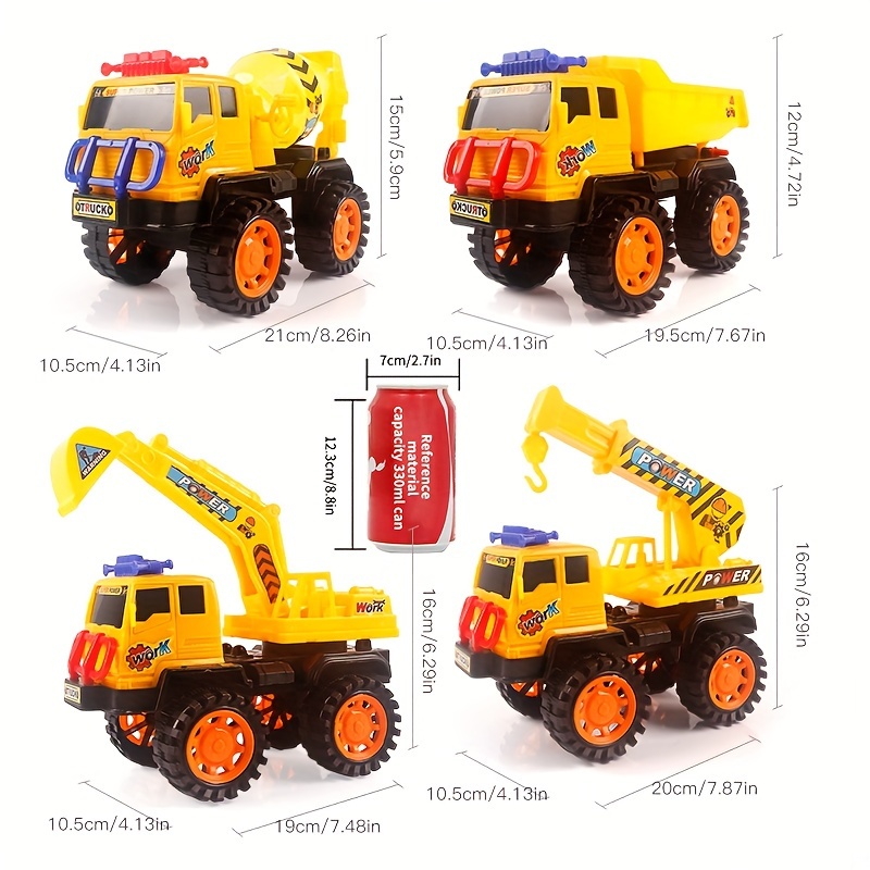 Supoggy Jouet Camion Vehicules de Chantier Excavatrice pour Enfants