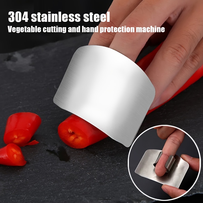 Stainless Steel Finger Protector Anti-cut Finger Guard Safe