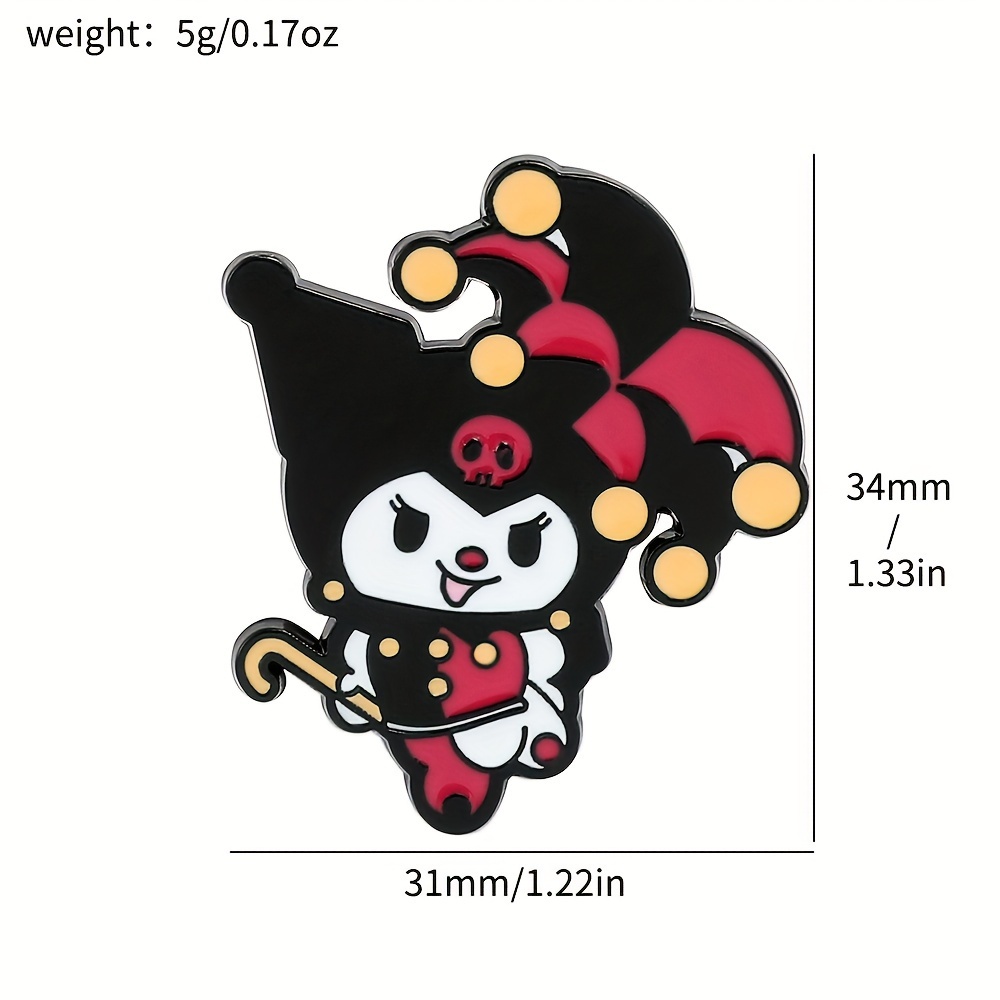 Series Brooch Pin Cute Kuromi Hello Kitty Pattern - Temu