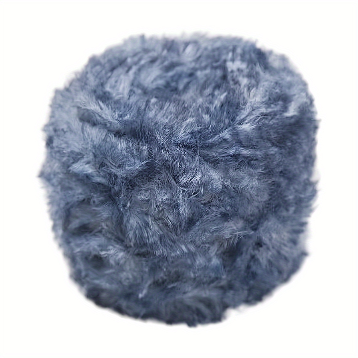 Faux Fur Yarn Thick Wool Hand Woven For Diy Knitting And - Temu