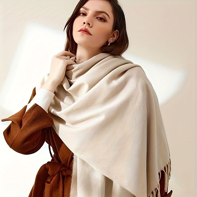 Comprar Bufanda clásica de cachemira de imitación de otoño e invierno para  mujeres y niñas, manta cálida de Pashmina, bufandas con patrón, chal  elegante para mujer, Foulard grueso para mujer, regalos