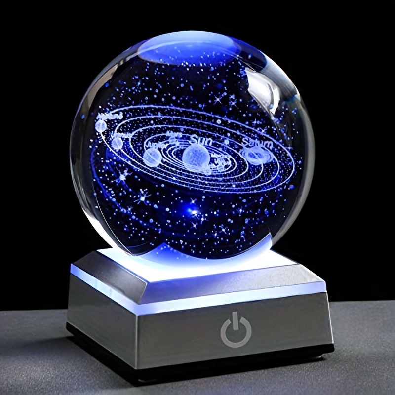 solar system sphere paperweight