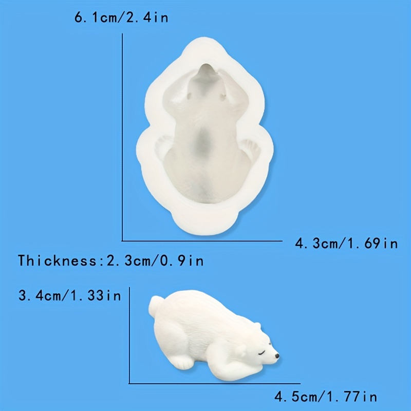 Polar Bear Ice Cube Molds