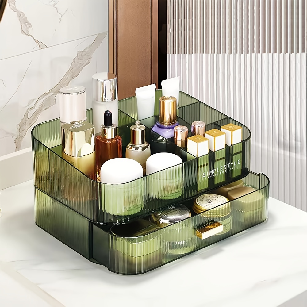 Stackable Cosmetics Organizer, Vanity Table