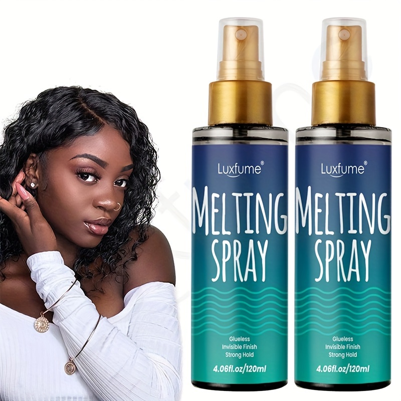 Melting Spray, Wig Band, Edge Control Brush, Extreme Hold Melting Spray For  Lace Wigs, Strong Natural Hold - Temu New Zealand