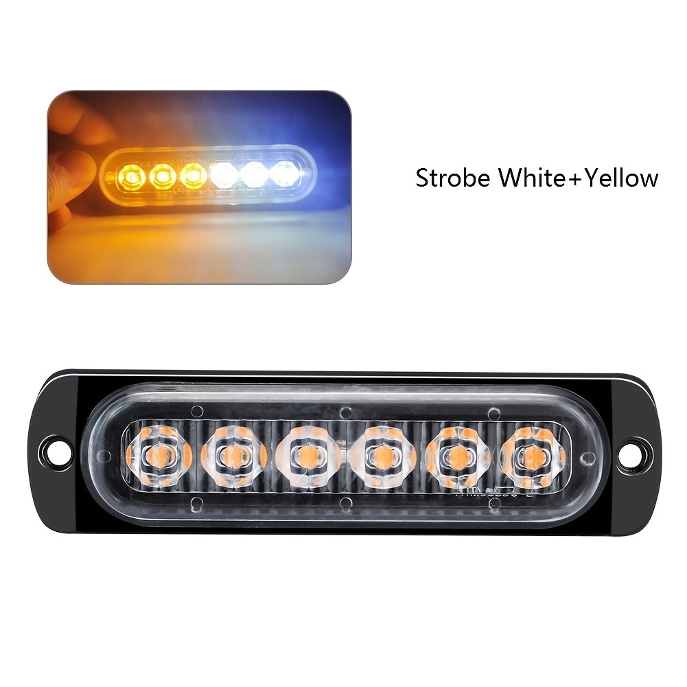 Luces LED recargables por USB, luces de emergencia, advertencia en  carretera, faro de seguridad para automóvil, kit de luces intermitentes con  base