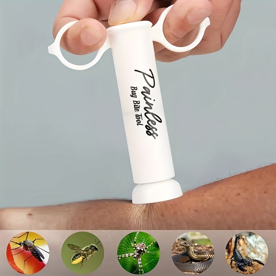 Bug Bite Thing Suction Tool, Poison Remover - Bug Bites and Bee/Wasp  Stings, Natural Insect Bite Relief, Chemical Free 