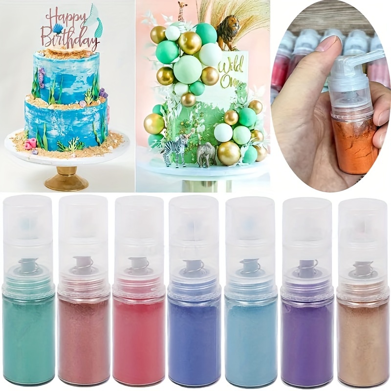 Refillable Glitter Duster Spray Bottle 14-60ml Empty Cake Decorating  Fondant Baking Tool Dry Powder Long