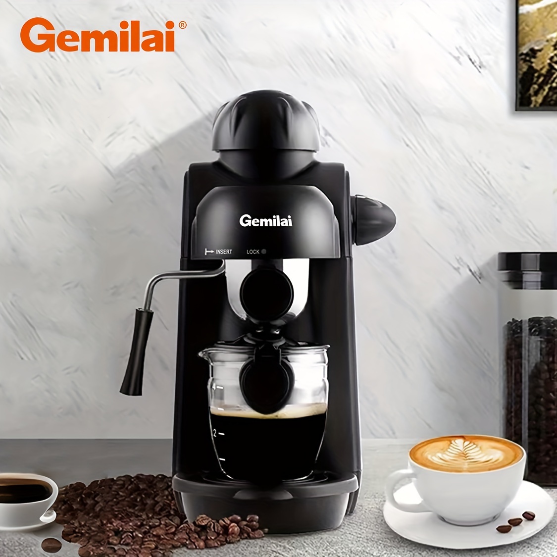 Gemilai Semi automatic Espresso Machine italian Pump With 15 - Temu