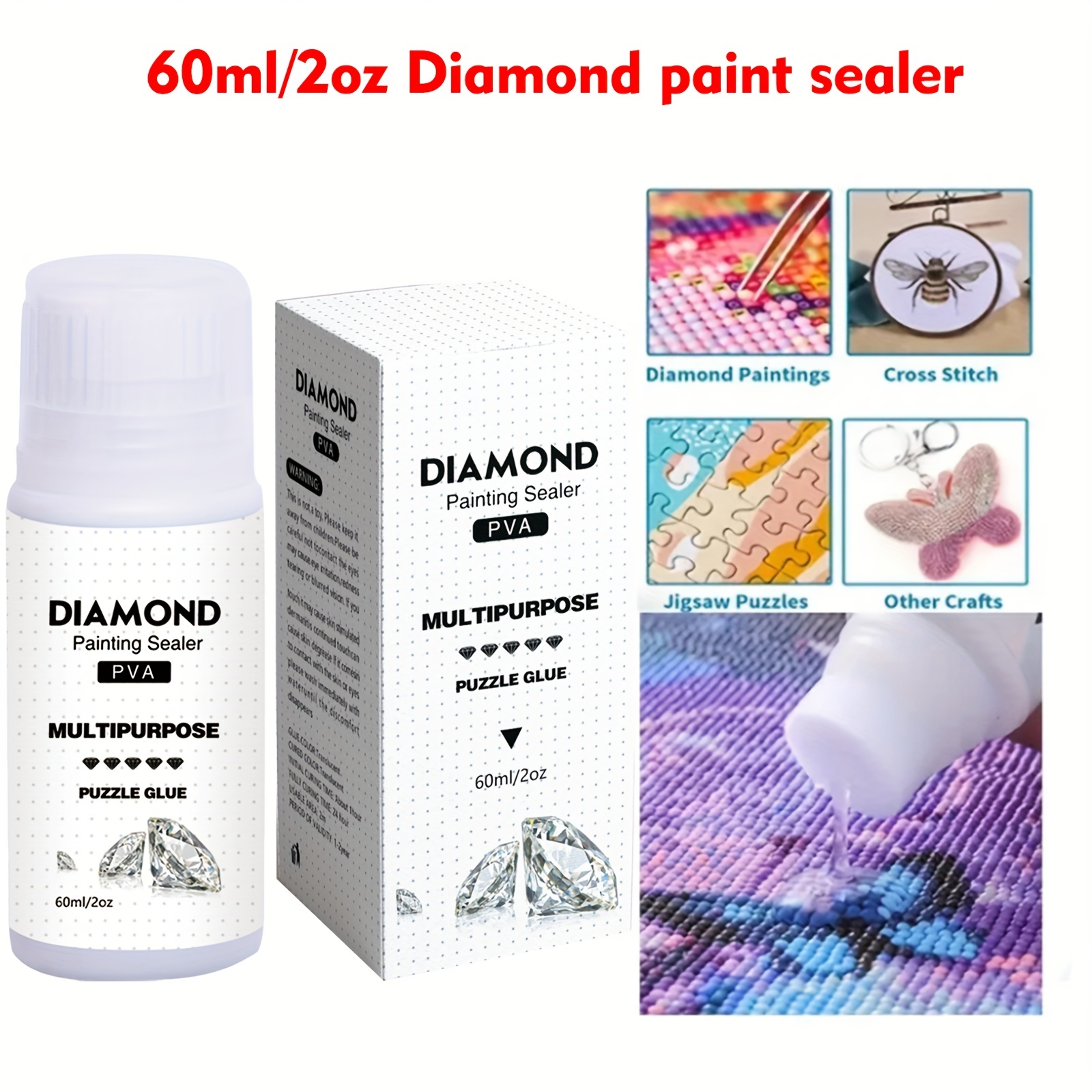 Diamond Painting Sealer With Sponge Head 5d Diamond Painting - Temu Canada