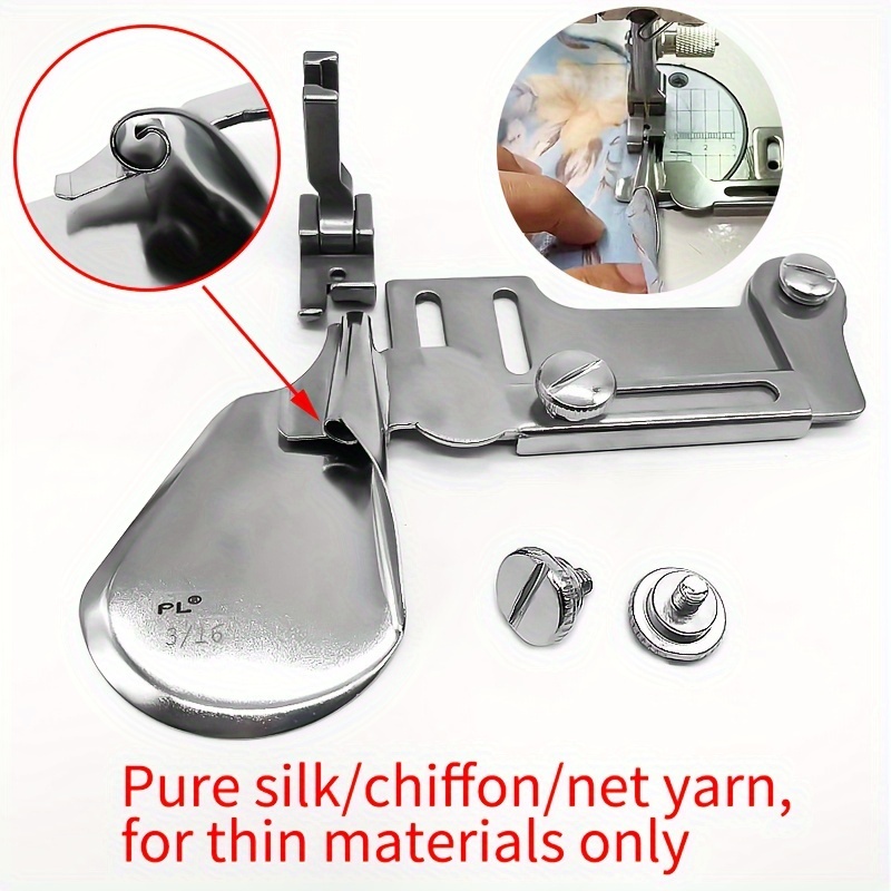 Best Deal for TIANCHAO Curling Presser Foot Crafts Domestic Hem