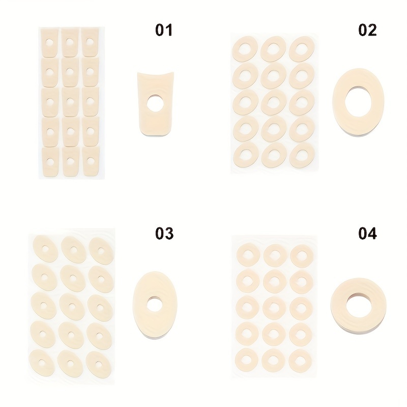 105pcs Reppkyh Callus Pads Corn & Toe Protectors Foot Care
