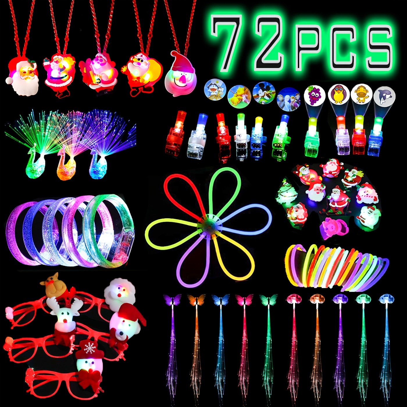 2023 LED Flashing Bags Glowing Light Handbags Children Girls Princess  Christmas Gift Toys New Year Xmas Glow Party Supplies - AliExpress