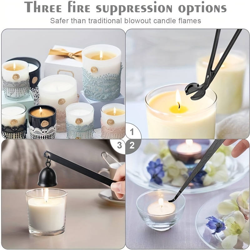 3 In 1 Candle Tools Set, Candle Wick Trimmer, Candle Cutter