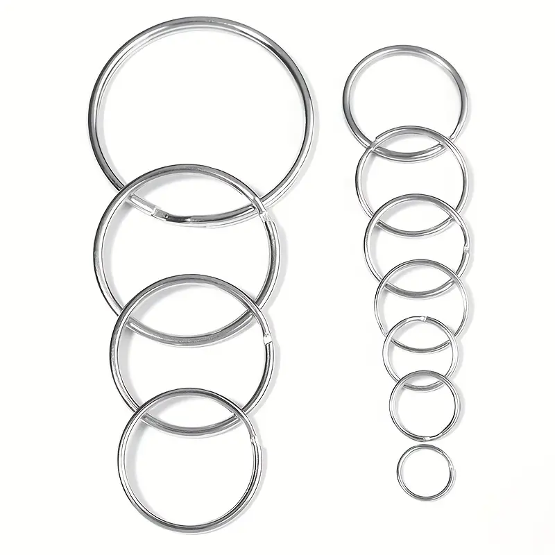 Iron Open Double Jump Rings With Different Sizes For Diy Key - Temu  Australia