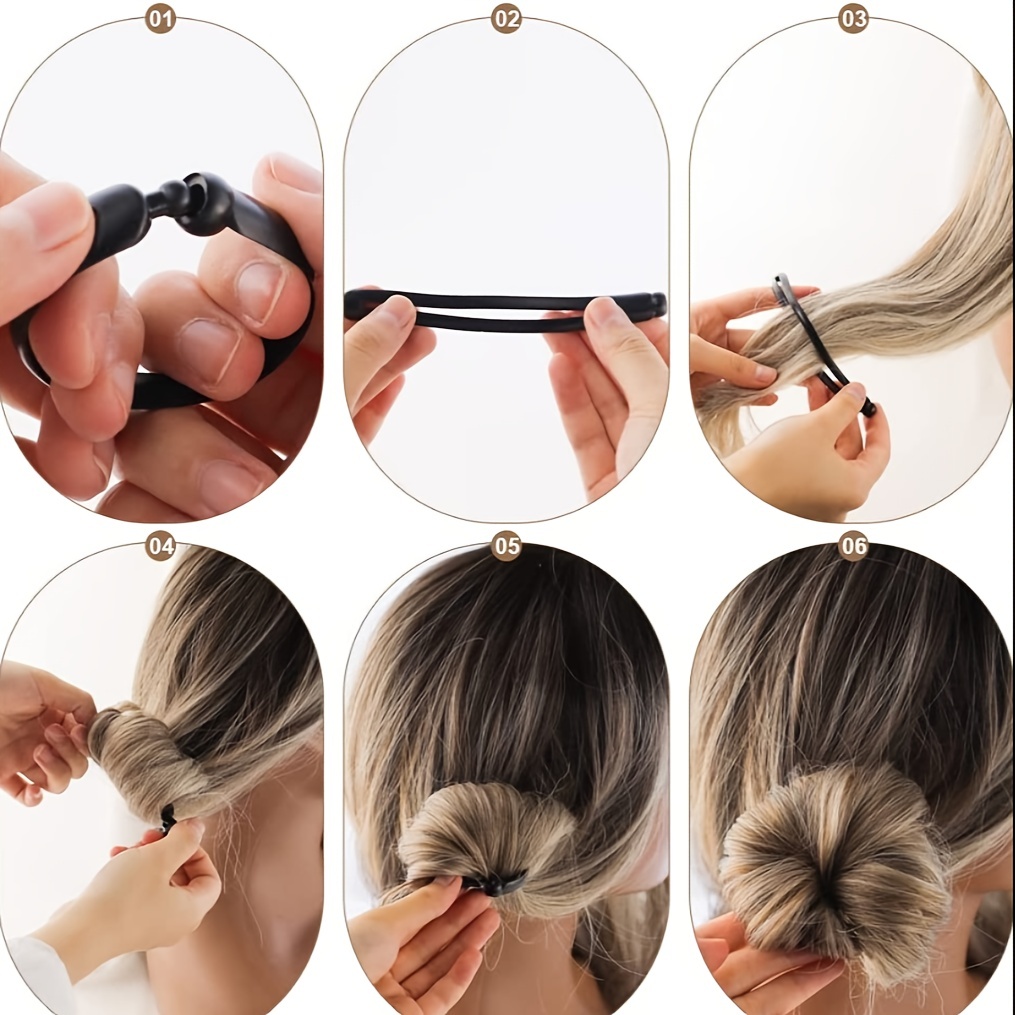 Silicone Hair Bun Maker Magic Donut Bun Ponytail Tool Hair Accessories