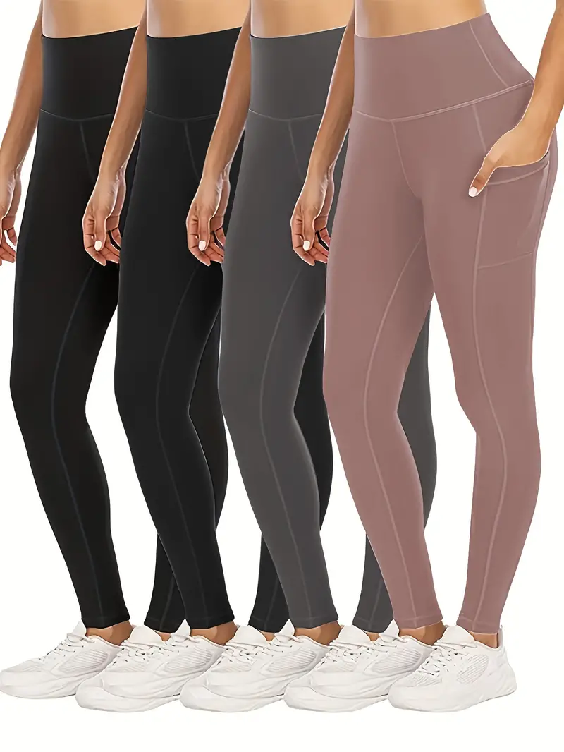 Leggings with Pockets for Women, Workout Sets for Women 2 Piece
