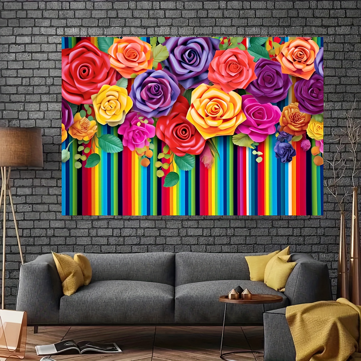 Mexican Fiesta Photograph Backdrop Flowers Fiesta Background Cinco De Mayo  Paper Flowers Background Mexican Theme Party Decoration Photo Booth Props  5X3FT 