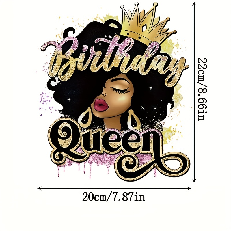 Black Queen Heat Transfer Decals Iron Patches Stickers - Temu