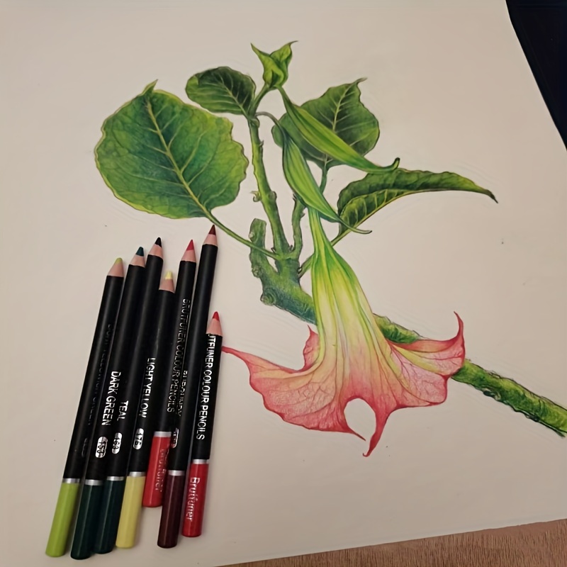180-Color Artist Colored Pencils Set for Adult Coloring Books,Soft
