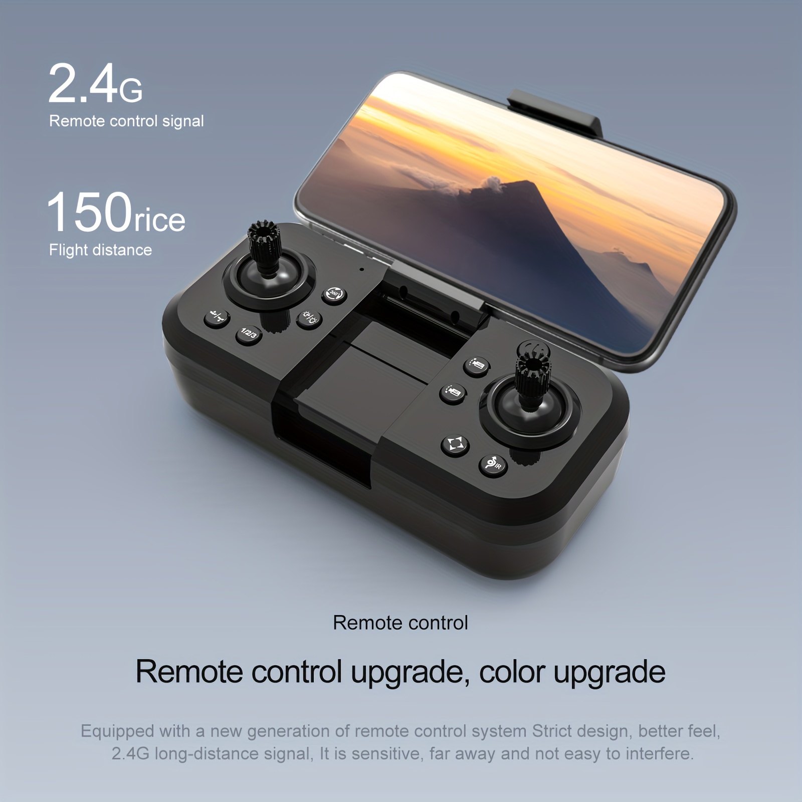 yt163 foldable drone remote control and app control easy to carry four sided sensor obstacle avoidance stable flight one key return high definition camera camera angle adjustable drone details 12
