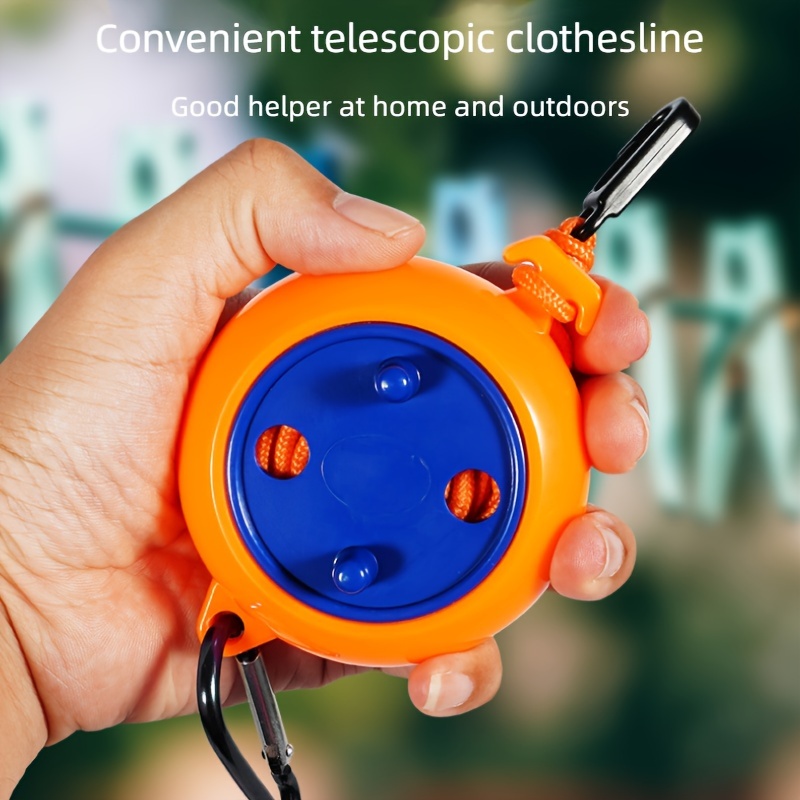 Clothesline With Clips Portable Retractable Windproof - Temu