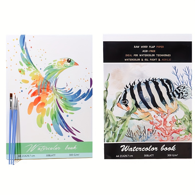 Watercolor Book ( /300gsm) Watercolor Paper Art Sketchbook - Temu