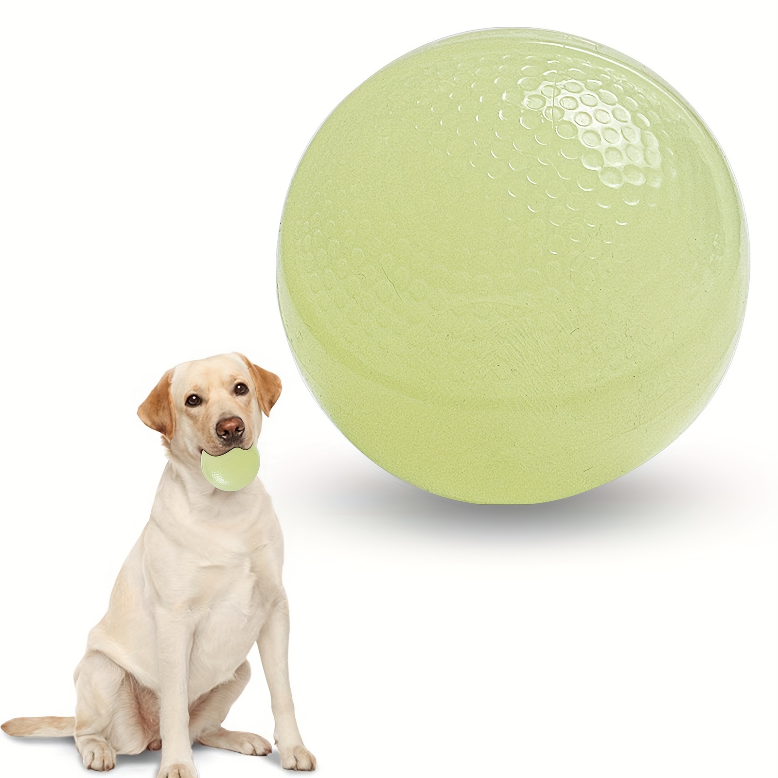 Indestructible Dog Chew Toy Interactive Ball For Aggressive - Temu