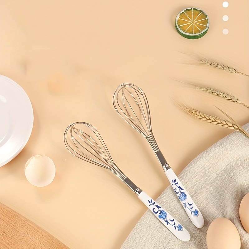 Stainless Steel Mini Whisk Small Whisk Egg Beater Manual - Temu