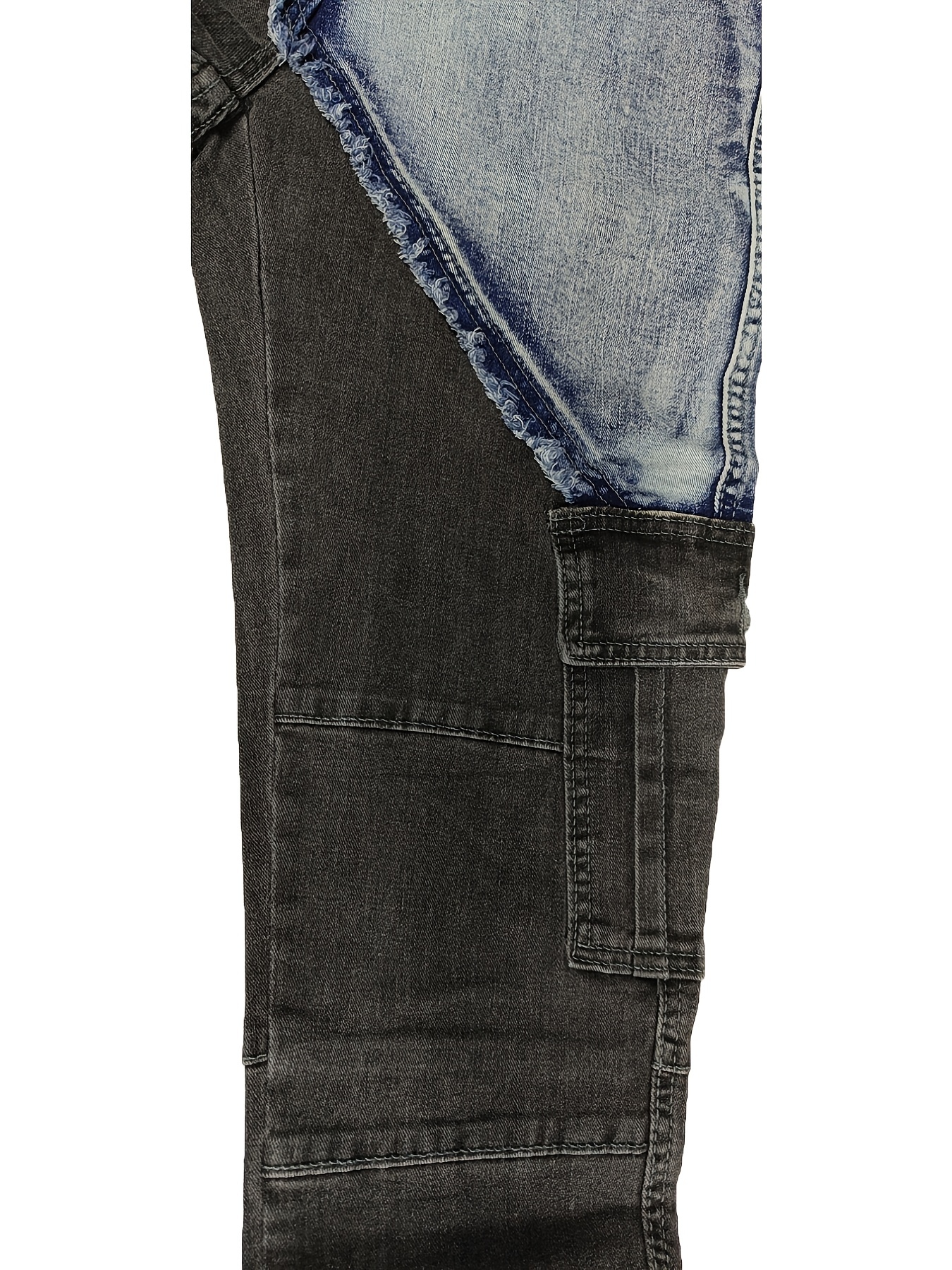 Dolce & Gabbana Baggy Patchwork Denim Jeans in Blue for Men