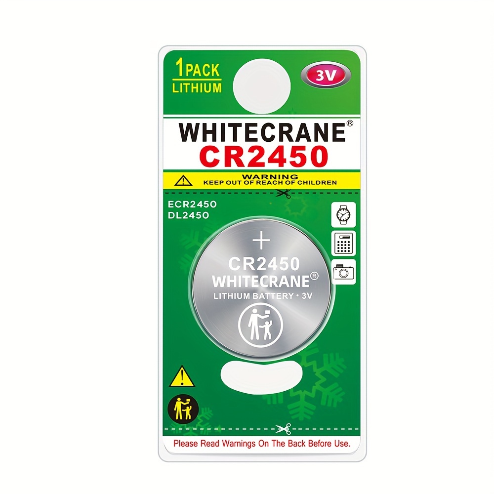 Panasonic CR-2450 Lithium Coin Battery 3v - Pack of 5 Provide Long Lasting  Power in a Variety of Devices,from keyless-Entry fobs to Toys : :  Toys & Games