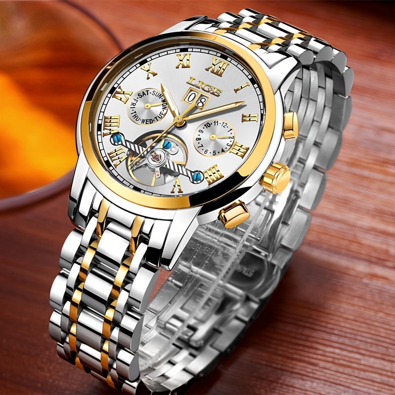 Reloj LIGE Original relojes de negocios a la moda para hombre