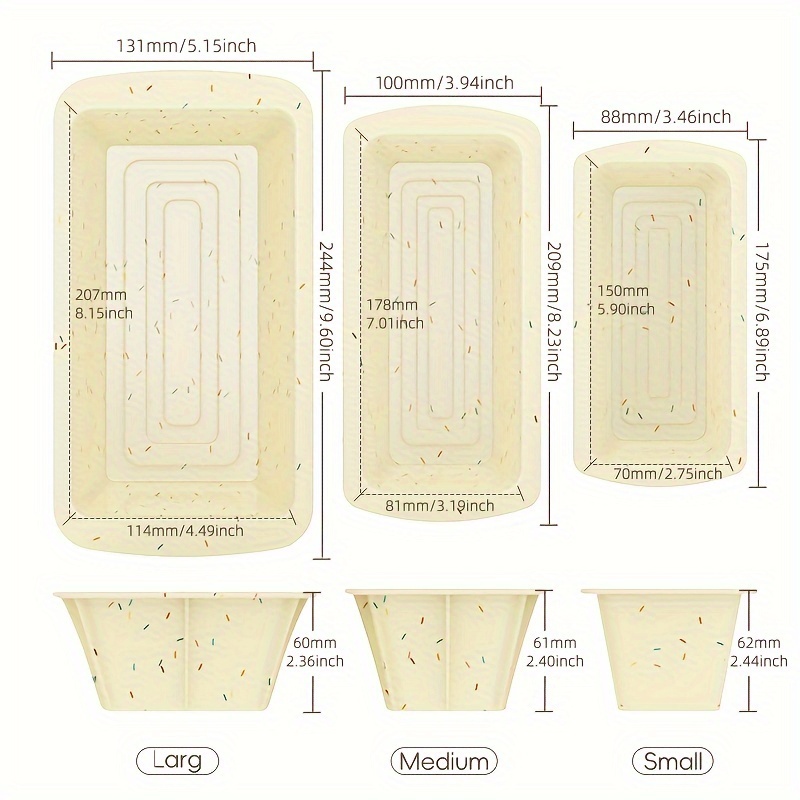 Mini Silicone Loaf Pan - 1 Piece Non-Stick Silicone Bread Loaf Pan, Just  Pop Out Perfect for Bread, Cake, Brownies, Meatloaf, Silicone Baking Molds  for Homemade Breads, Cakes, Meatloaf, Brownies