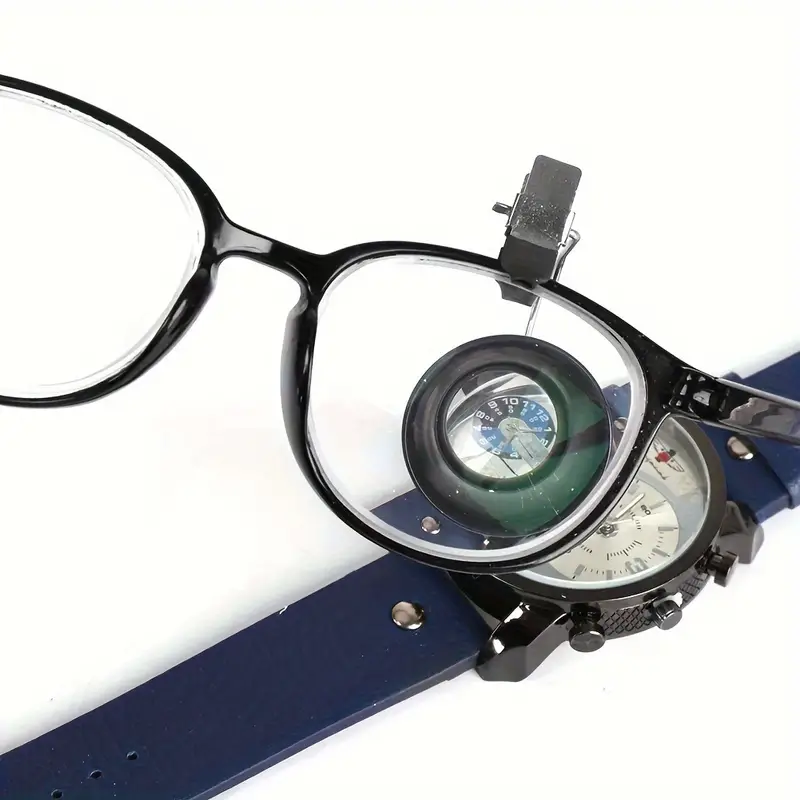 5x 10x 20x Eyeglass Magnifier Clip on Eye Loupe Magnifying - Temu