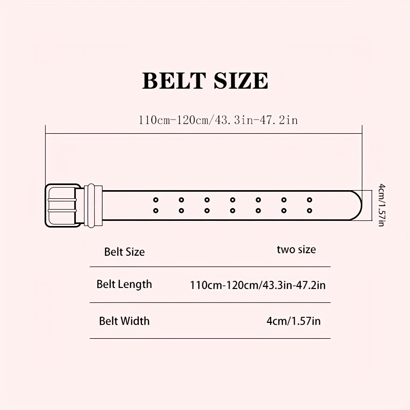 110cm belt size sale