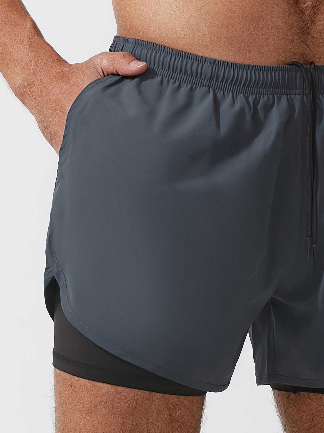 Quick 1 Athletic Workout Running Shorts - Dry Men\'s Temu Shorts Gym