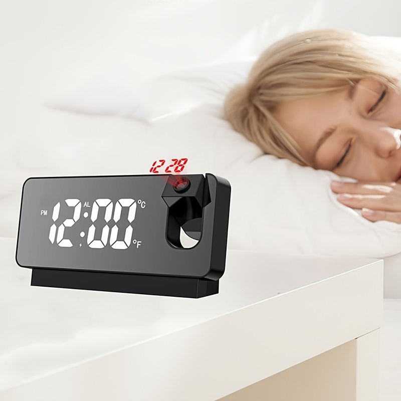 ZJZ Réveil Intelligent, LCD Light Snooze Horloge de Bureau Fonctionnelle  Horloge de Table pour Enfants, Chambre Bien lisible